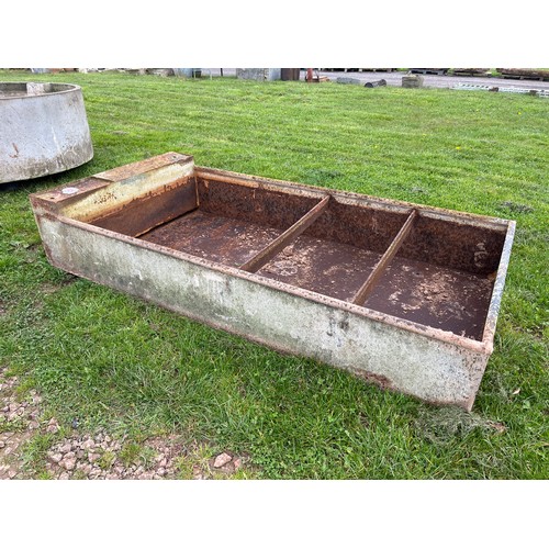 920 - Metal trough 8 x 4ft