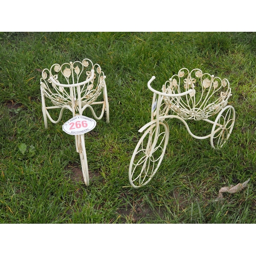 266 - Bicycle planters - 2