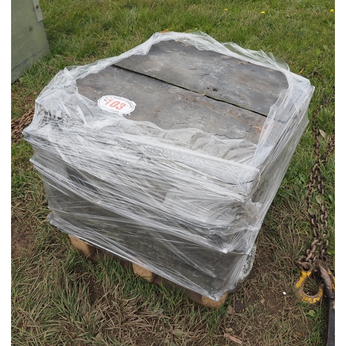 103 - Quantity of slate roof tiles