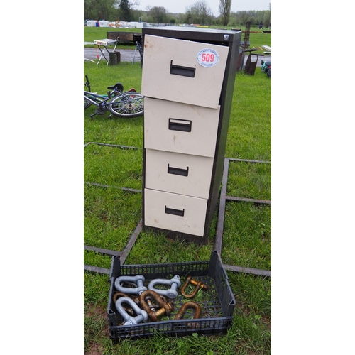 509 - Filing cabinet and shackles