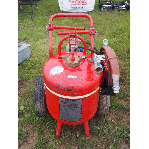 604 - Large fire extinguisher