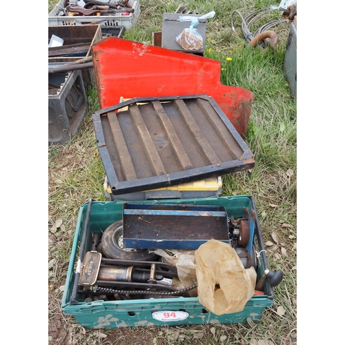 94 - Tractor parts and other consumables