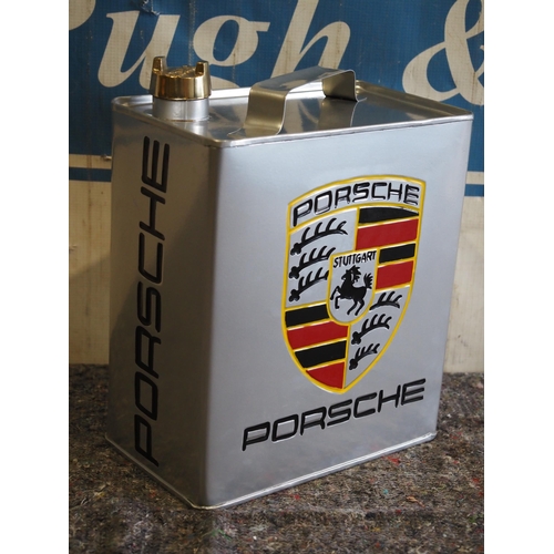 3124 - 2 Gallon fuel can marked Porsche