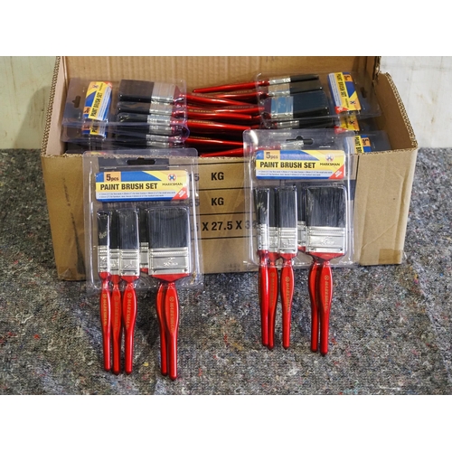 3125 - 5 Piece paint brush sets - 20