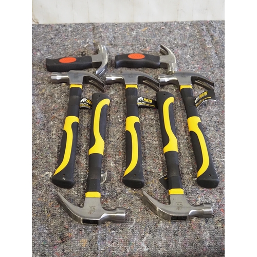 3129 - Claw hammers, 2 sizes - 7