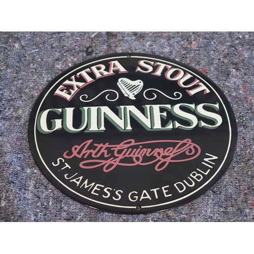 3132 - Modern enamel sign - Guinness 12