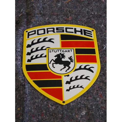 3133 - Modern enamel sign - Porsche 12