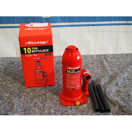 3147 - 10 Ton bottle jack