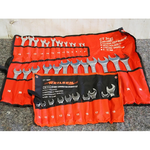 3150 - Sets of spanners, 25 piece and 10 piece