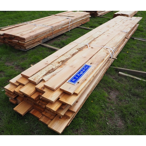 972 - Softwood boards average 4.8m x150x28 - 50