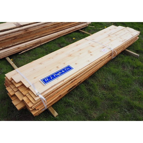 974 - Mixed softwood boards average 2.5m x150 - 60