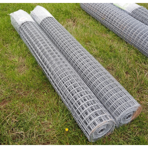 1342 - Hot dipped welded wire mesh *seconds, 1.83m x50x50mm 12g - 12.5m rolls - 2