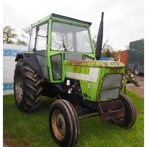 1502 - Deutz Fahr 6807C tractor, 1983. Good runner, good tyres. Reg. DBW 220Y. Vendor states V5 available