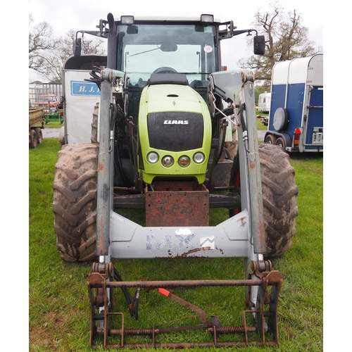 1510 - Claas Celtis 446 tractor. 4WD with MX loader. Reg. AE56 HOA. Key in office