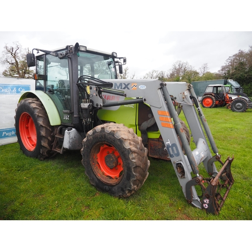 1510 - Claas Celtis 446 tractor. 4WD with MX loader. Reg. AE56 HOA. Key in office