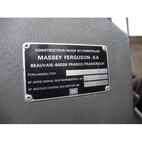 1521 - Massey Ferguson 3080 autotronic 4 WD tractor. Runs and drives. Showing 7789 hours. Reg. H638 VVJ. V5... 