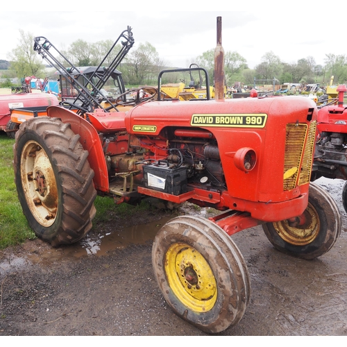 1535 - David Brown 990 Implematic tractor