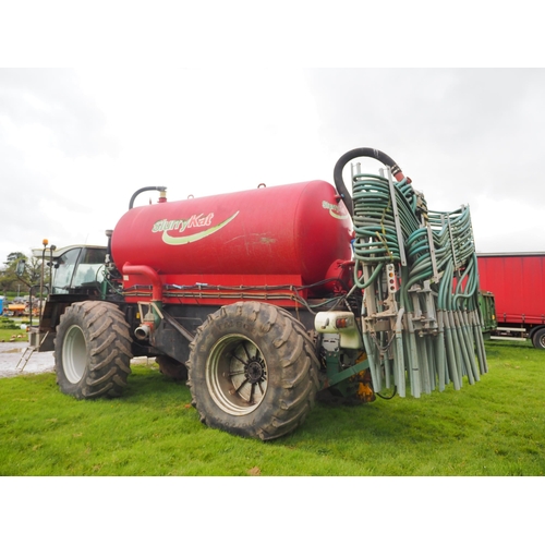 1567 - Lite-Trac chassis with Slurry Kat tanker 2400 SS. Working, rear near side wheel drive needs attentio... 