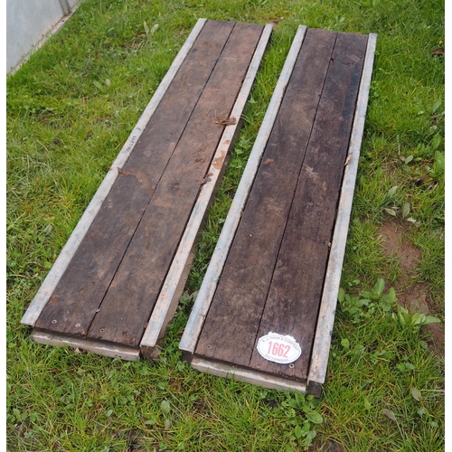 1662 - Trailed ramps 6ft