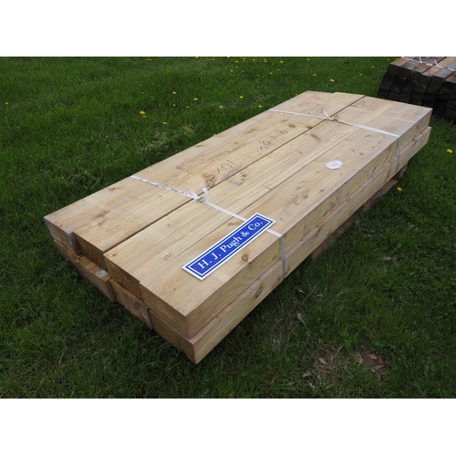 1182 - Sleepers 2.4m x250x125 - 8