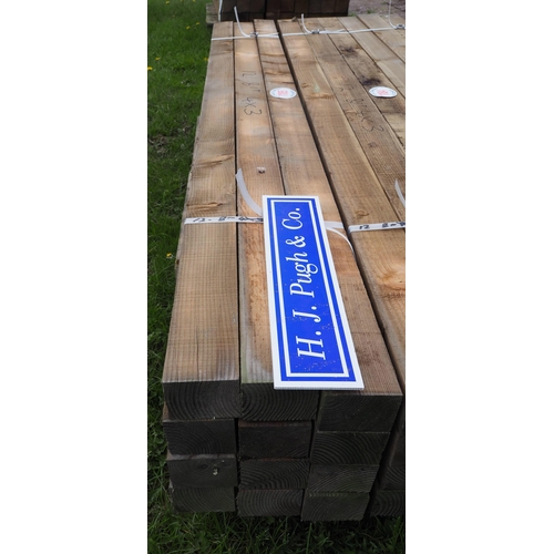 1185 - Sawn timbers 2.4m x100x75 - 12