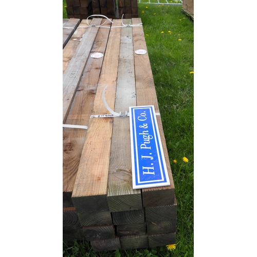 1186 - Sawn timbers 2.4m x100x75 - 12