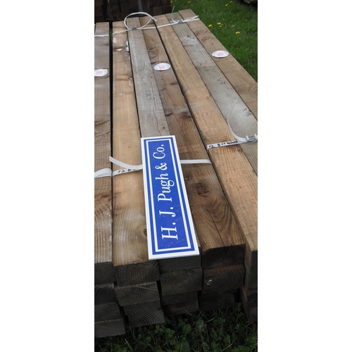 1187 - Sawn timbers 2.4m x100x75 - 12