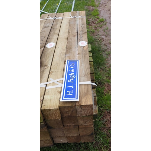 1189 - Sawn timbers 1.8m x100x100 - 12