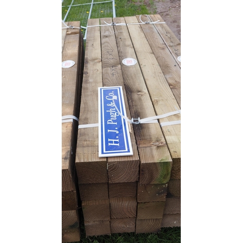 1190 - Sawn timbers 1.8m x100x100 - 12