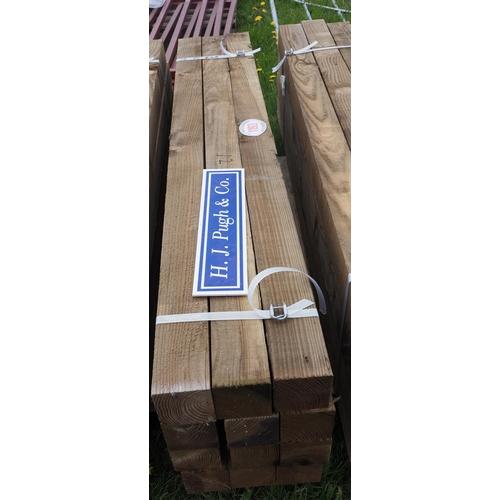 1193 - Sawn timbers 1.8m x100x100 - 12