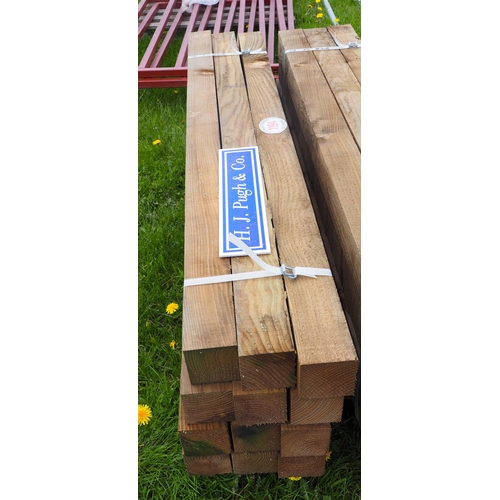 1194 - Sawn timbers 1.8m x100x100 - 12