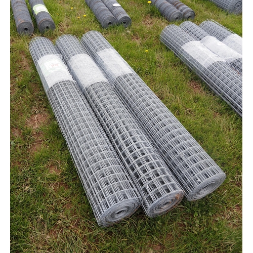 1214 - Hot dipped welded wire mesh *seconds, 1.83m x50x50mm 14g - 15m rolls - 3