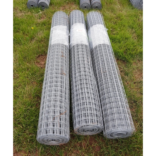 1215 - Hot dipped welded wire mesh *seconds, 1.83m x50x50mm 14g - 15m rolls - 3