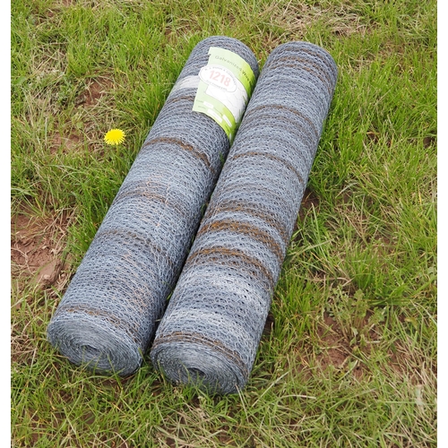 1218 - Galvanised wire netting *seconds 0.9m x 13mm hole - 50m rolls - 2