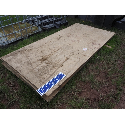 1240 - Plyboard sheets 8 x 4ft - 4