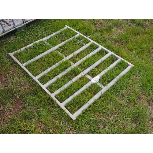 1243 - Galvanised gate 4 x 3ft