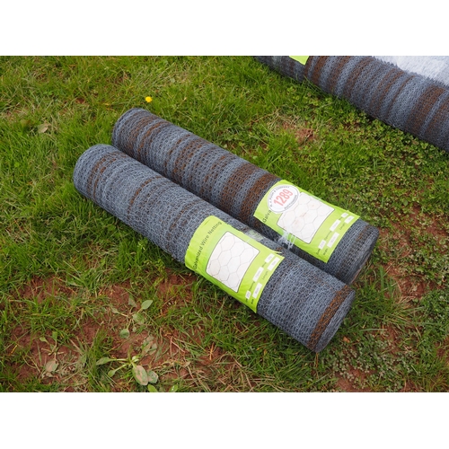 1289 - Galvanised wire netting *seconds 0.9m x 13mm hole - 50m rolls - 2