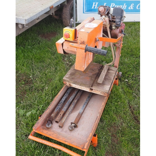 1957 - Slab/tile saw with petrol engine