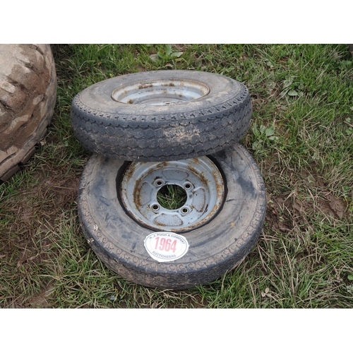 1964 - Car trailer wheels and tyres