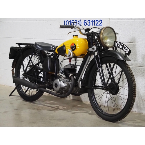 986 - Magnat Debon M3F motorcycle. 1948. 100cc
Frame No. 290123
Engine No. 200018
Runs and rides. This bik... 