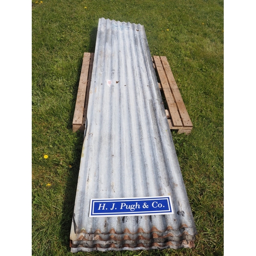 681 - Corrugated roof sheets 10ft - 7