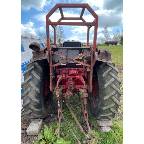167 - AVTO/ Belarus T40 tractor. Engine problems. C/w rear linkage and safety frame