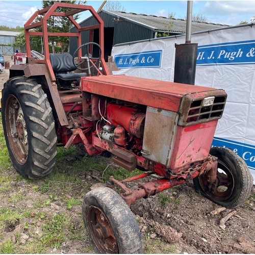 167 - AVTO/ Belarus T40 tractor. Engine problems. C/w rear linkage and safety frame