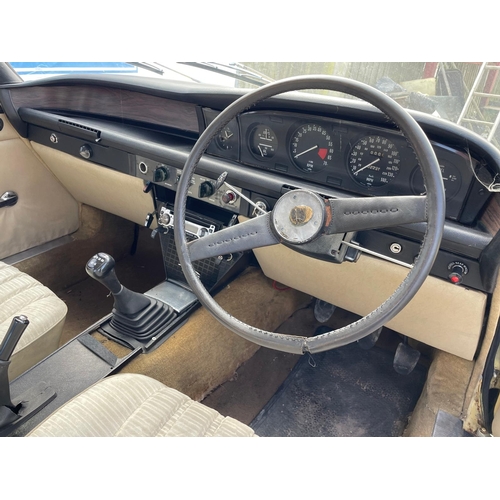 181 - Rover P6 car fitted with Ford engine, runs and drives. 1971. 1978cc. Reg AOU 959J. V5. Key in office