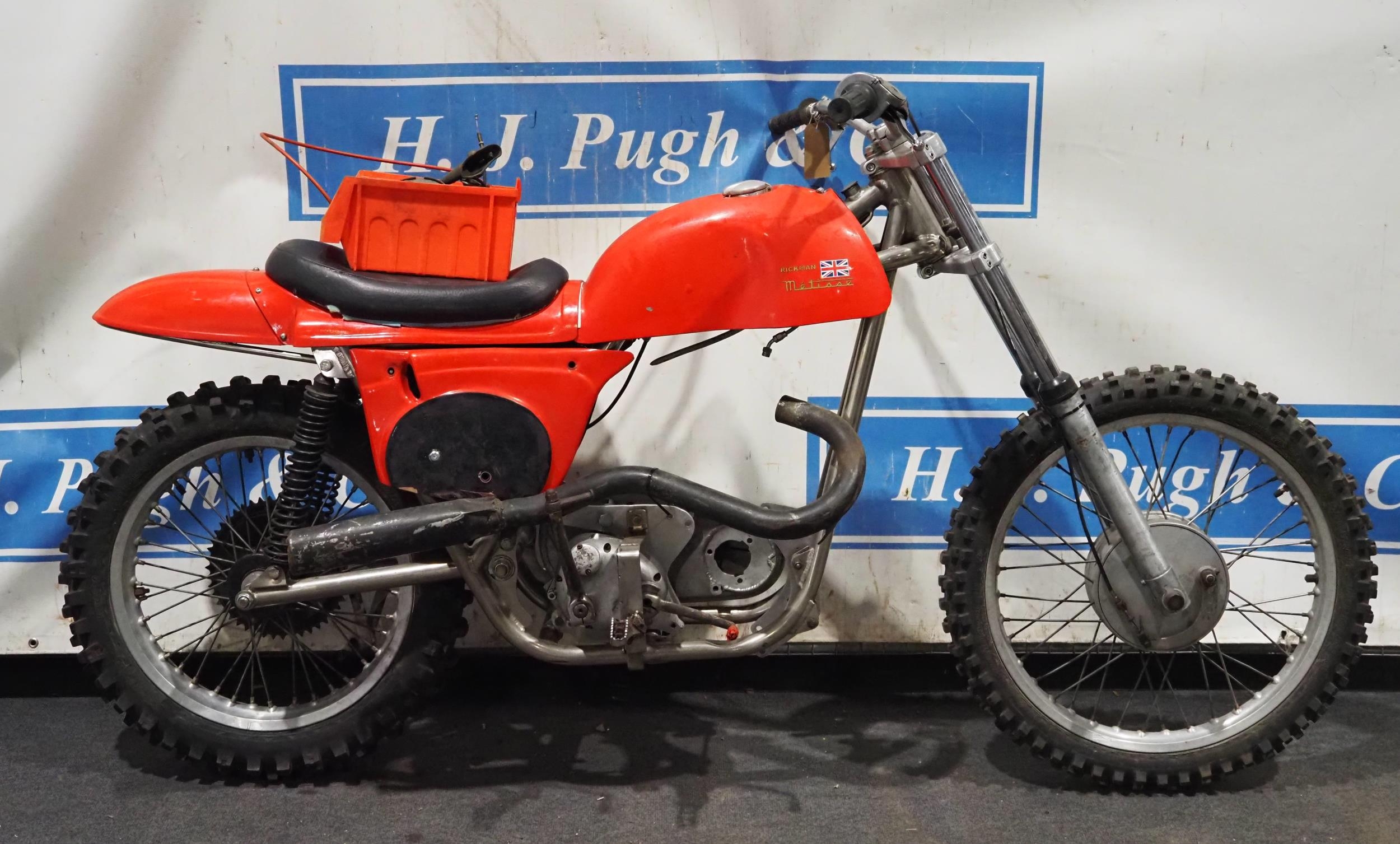 Rickman Metisse rolling chassis. Believed to be ex Bryan Curtis who ...