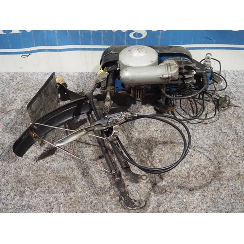 Trojan minimotor cycle engine. 1950. 49cc Engine turns over. Comes with ...