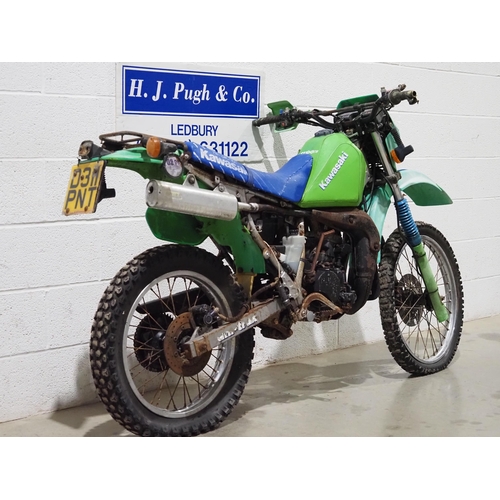 1000 - Kawasaki MX125 motocross bike project.
Frame No. MX125B-001390
Engine No. MX125AE003266
Has been bar... 