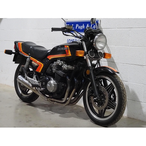 1001 - Honda CB900F SuperSport motorcycle. 1982. 901cc. 
Frame No- JH2SC0101CM101180
Runs and rides. Recent... 