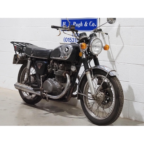 1004 - Honda 450KS motorcycle. 1972. 444cc.
Frame No. CB450E5002090
Engine No. CB450E5002050
Engine turns o... 