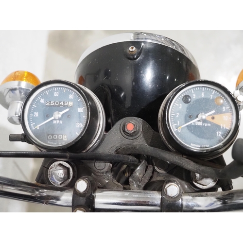 1004 - Honda 450KS motorcycle. 1972. 444cc.
Frame No. CB450E5002090
Engine No. CB450E5002050
Engine turns o... 